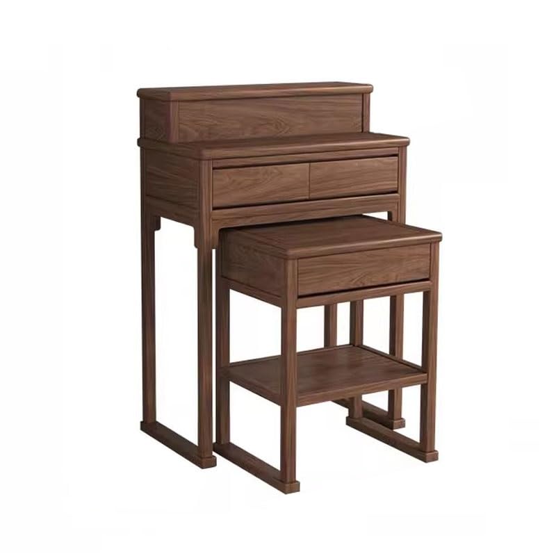 Mesa do Altar do Santuário Mesa de oferenda meditação alta e baixa em estilo chinês, mesa santuário Buda madeira combinada para casa