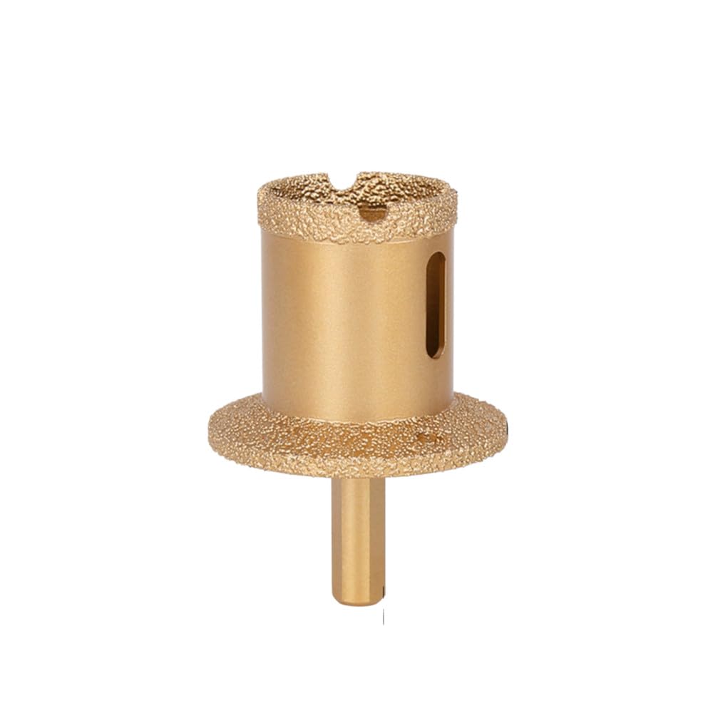 Dimeiyan One Color Diamond Core Hole Cutter, Bit Triangular Handle Brazed For Tile Marble Porcelain Washbasin 35-114Mm(35 55Mm)