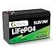 12V 7Ah(8Ah) Lithium Battery, LiFePO4 Battery, 4000+ Deep Cycle Lithium Iron Phosphate Rechargeable Batteries, Built-in BMS, Ideal for Replacing Most Backup Power, Lighting, Fish Finder, Ride on Toys