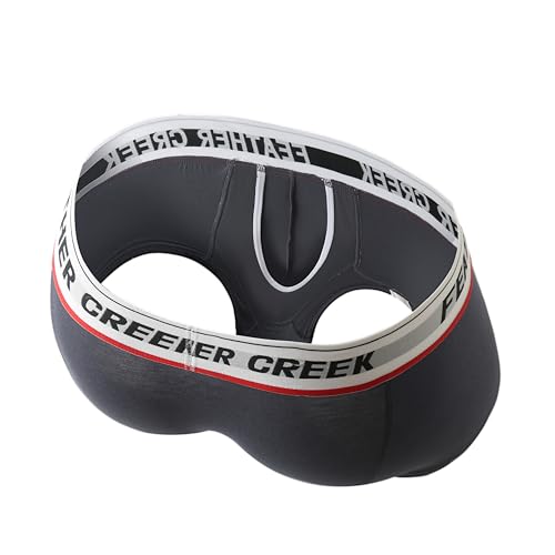 Men's Dual Pouch Breathable Underwear Anti-Chafing Boxer briefs Separated Pouch Trunks2