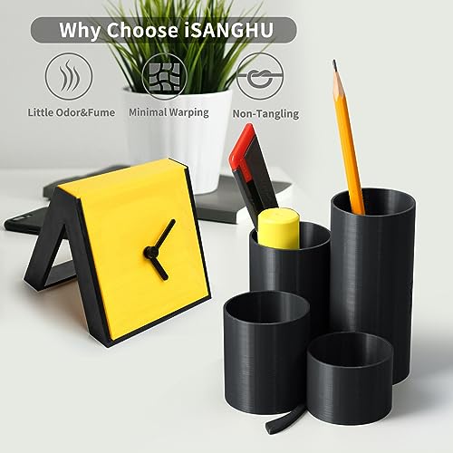 Image of ASA Filament 1.75mm, UV&Rain&Heat Resistant Durable 3D Printer Filament, No Warping, Non Odor & Fumes - Perfect for Outdoor Functional Mechanical Parts, Black Filament 1kg(2.2lbs) Spool