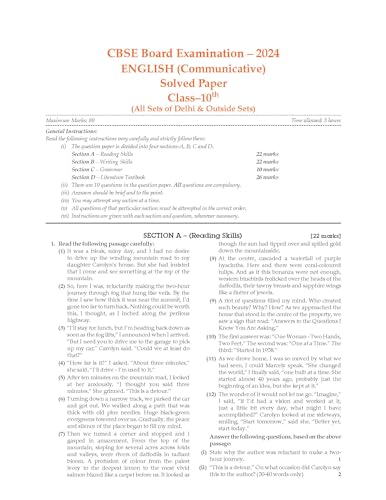 Image of Oswaal CBSE Question Bank Class 10 English Communicative, Chapterwise and Topicwise Solved Papers For Board Exams 2025