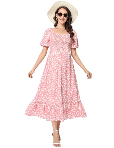 Image of Maternity Dress Women's Off Shoulder Split A Line Casual Maxi Dress Photography Dress for Babyshower