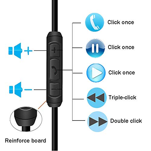 Náhradní audio kabel pro Bose QC25, QC35, QuietComfort 25, QuietComfort 35, On-Ear 2, OE2i sluchátka, inline mikrofon/dálkové ovládání, černý