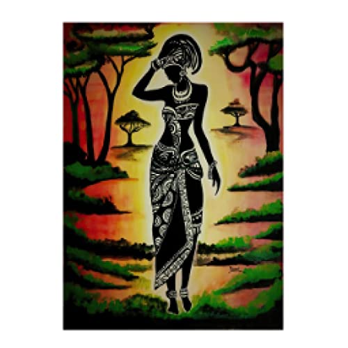 Affiche femme afro-américaine pour sublimer la déco du salon