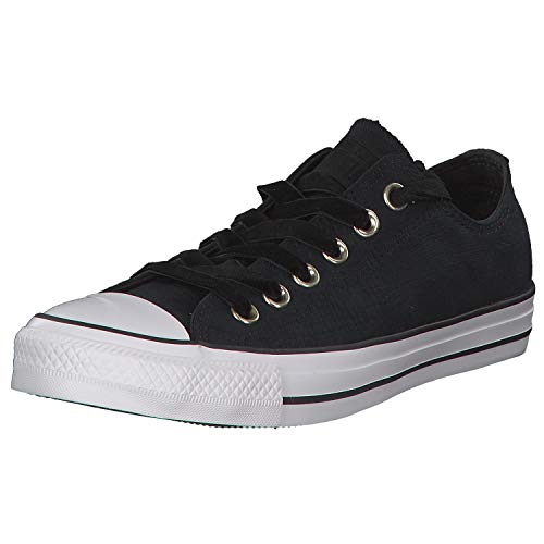 Converse CTAS Ox, Chaussures de Fitness Femme, Noir (Black/Black/White 001), 36 EU