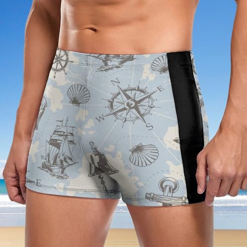 Boxer de bain Sailing Compass à séchage rapide pour homme - 2