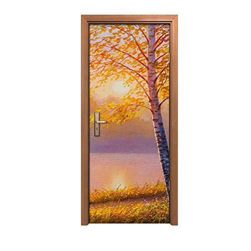 Autocollant de porte pour masquer les défauts d'une porte abîmée
