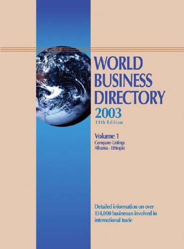 World Business Directory 2003      Hardcover – October 24, 2002