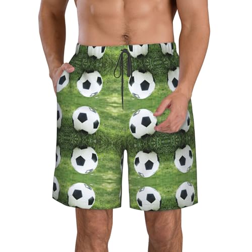 Pantalones cortos de playa deportivos CHAbu con forro de malla antirozaduras para hombre