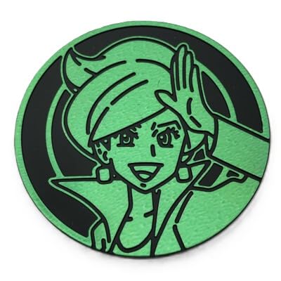 BB-Toy-Trades kompatibel für Pokemon Pin Flipping Coin Shiny Trading Card Sammelkarten Münze mit BB-Toy-Trades Versandschutz - Professor Esche