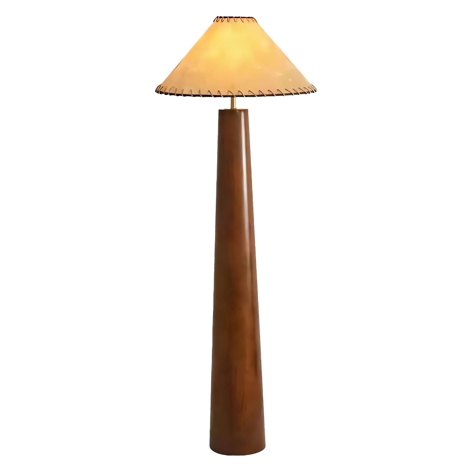 Tall Floor Lamp, Vintage Reading Light With Stepless Dimming & Foot Switch