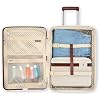 Virtuosa Hardside 21 Inch Carry On Luggage - Airline Approved with 360 Spinner Wheels, RightHeightTM Adjustable Handle - Zippered WetPakTM - TSA Lock - Expandable Light Polycarbonate Shell - Off White