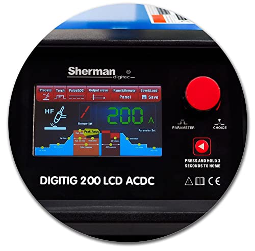 Set #1 Sherman™ DIGITIG 200 Pulse AC/DC LCD WIG