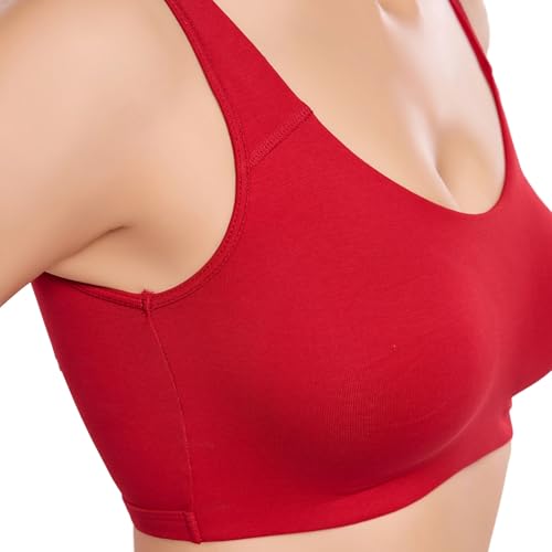 Image of juliet Non Padded Full Coverage Sports Bra for Women | Slip on Bra | Low Impact High Coverage Wireless Support Sports Bra JS 90