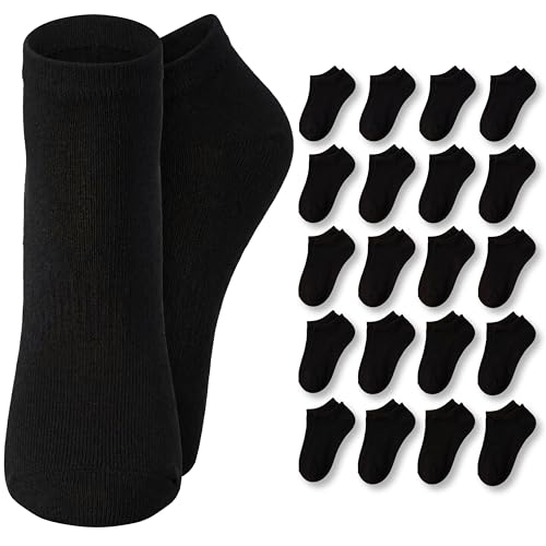 Image of Tipi Toe Women's 20 Pack Colorful Low Cut Socks - Lightweight, Breathable Design for All-Day Comfort Sizes 9-11 /10-13