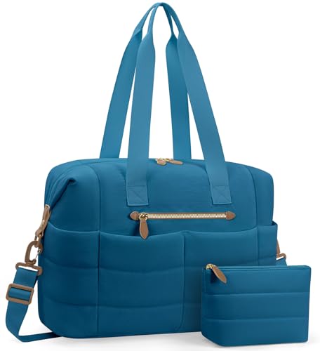 Tuwubi Travel Duffel Bag, Puffer Gym Bag for...