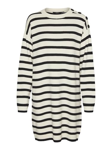VERO MODA VMSABA LS O-Neck Button Dress GA NOOS