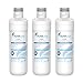 LT1000P Refrigerator Water Filter Replacement of FilterLogic, Compatible with LG LT1000P, LT1000PC, LT1000PCS, ADQ74793501, ADQ74793502, MDJ64844601, Kenmore 46-9980, 9980 (Pack of 3)