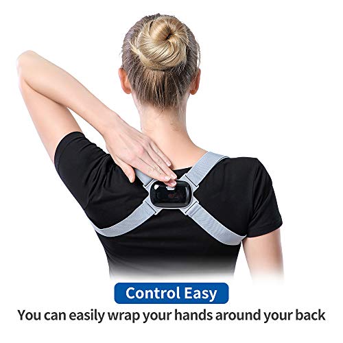 Chiliki Posture Corrector And Trainer With Intelligent Sensor Vibration Reminder To Keep A Health Body Posture - Adjustable Upper Back Brace For Men, Women And Kids(Universal) #TOP3