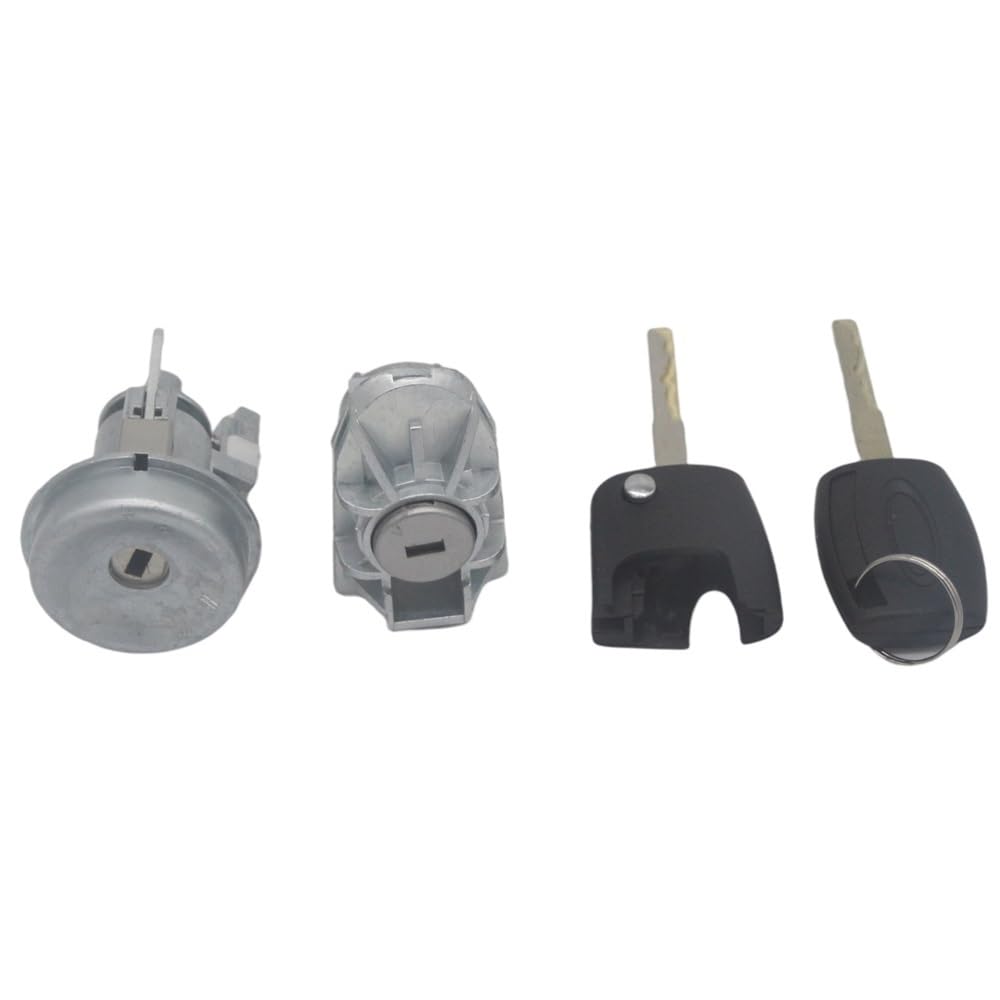 Hzsmyxgs One Color Car Door Lock 8A6aa22050kg Compatible With Fiesta 2009-2013 Al224 Complete Lock Set Ignition Switch Front Left Door Lock