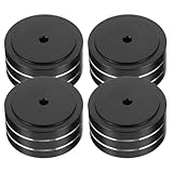 BESPORTBLE 4 Patins d'Isolation Amortisseurs en Caoutchouc 58X22 MM pour Haut-Parleurs Amp...