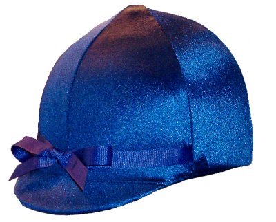 Equestrian Riding Helmet Cover - Navy Blue