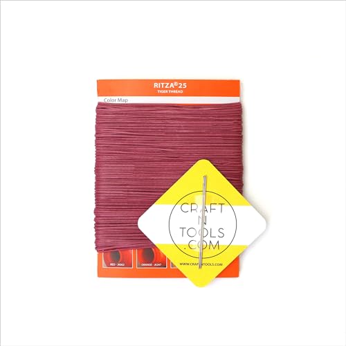 Hilo Ritza Tiger 0.8 mm Cera Poliéster Para Cuero miniatura 2