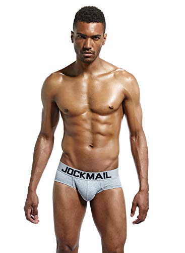 JOCKMAIL Mens Brief Sport Breathable Underpants Sexy Pouch Boxer Brief2