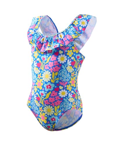 Image of Angel season Girls Swimsuits Kids Bathing Suit One Piece Swimwear with UPF 50+ Cute