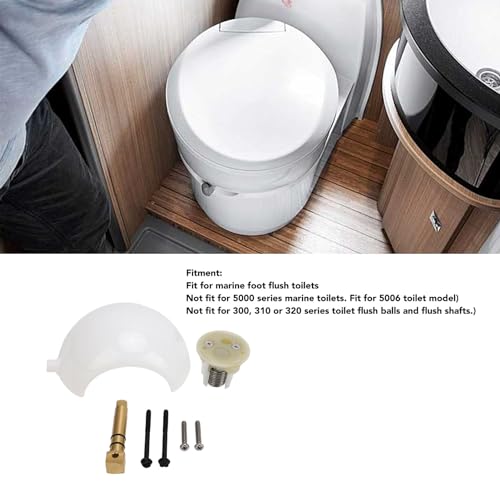 Image of 385318162 Ball and Shaft Cartridge Kit, RV Toilet Flush Ball Kit for Foot Flush Marine Toilets