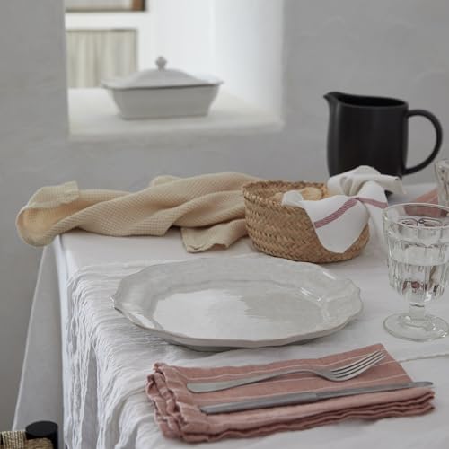 Plato Base Cerámico Casafina 13.5'' Blanco miniatura 5