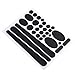 DAUERHAFT Styling Sticker Protector Kit Carbon 3D Textured Cycle Vélo Autocollants pour la Plupart des vélos vélos Cycles pour Casques de Moto vélos(Carbon Pattern)