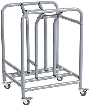 The Surf Storage Rack, Stores 10 Portable Lap Desks, Silver