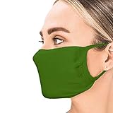  Sedax ® Innovative Silber-Ion Stoffmaske 2-Lagig Waschbar  Mundschutz-Maske für Damen Herren & Alltagsmaske für Kinder  Behelfsmaske Mund und Nasenschutz (5 Stück Erwachsen Farbig)