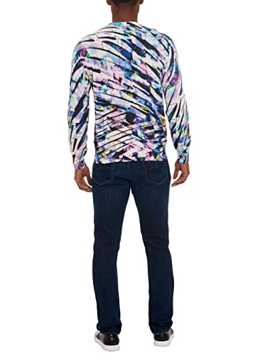 Robert Graham Men's Time Traveller Long-Sleeve Sweater, Multi, Large #TOP1