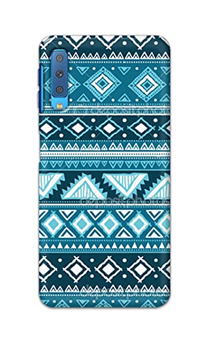Image of PRINTFIDAA Coloured Tribal Pattern Hard Back Cover for Samsung Galaxy A7 (2018), SM-A750F /DS, SM-A750G, SM-A750FN /DS Back Cover -(P6) KAT1008