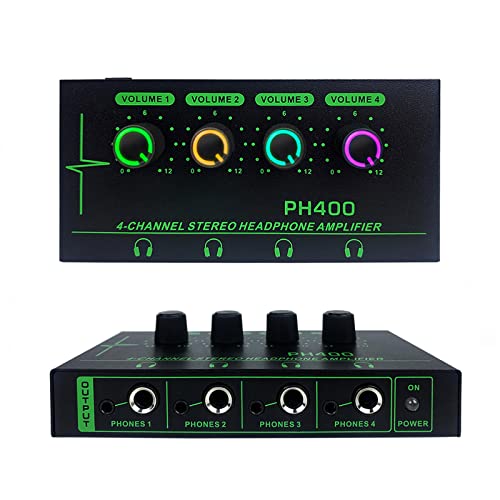 Amplificateur de sortie écouteur splitter 4 canaux stéréo DC 5V - 2
