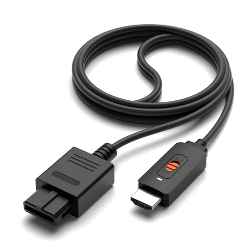 Arector N64 to HDMI Converter, HDMI Converter Supports 4:3/16:9 Ratio Conversion, Compatible for Nintendo 64/SNES/NGC/SFC