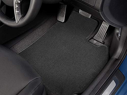 Selifaur Rubber Car Floor Mat Carpet for Maruti Suzuki Zen Estilo Type 1 (Black) - Set of 5 Pieces