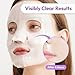 LAPCOS Deep Collagen Glass Skin Overnight Mask - Korean Skin Care Mask w/Rose PDRN, Vegan Collagen & Hydrogel Sheet - Hypoallergenic Firming Collagen Face Mask Sheets (4 ea, 1.23 oz)