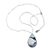DIYthinker Militaire La Seconde Guerre Mondiale Seconde Guerre Mondiale Airplanes Smokey Peinture à l'huile Teardrop Pendentif en Forme de Bijoux Collier avec chaîne Décoration Cadeau