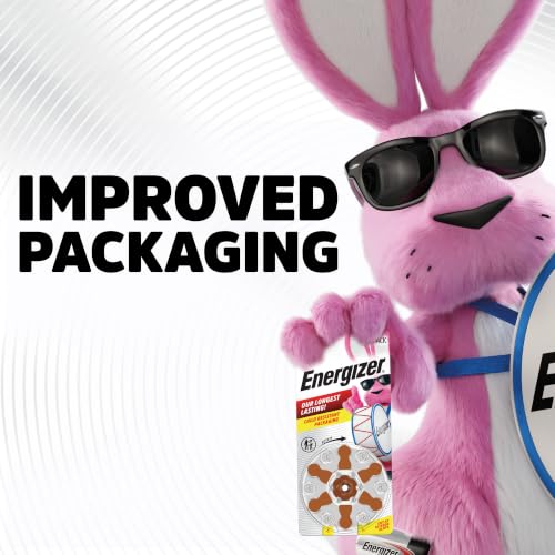 Image of Energizer Hearing Aid Batteries Size 312, Brown Tab, 6 Pack
