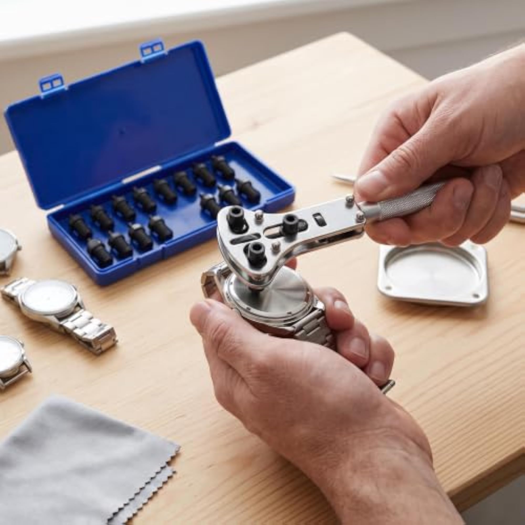 Watch Back Case Opener Tool Kit for Repair
