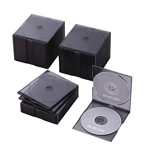 【CD/DVD整理・出品用品】プラスチックケース ２枚組標準サイズ×50枚 4192BXLdVsL.jpg