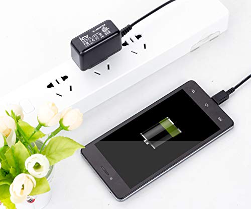 Icv Micro Usb Wall Charger 5V 2A Power Adapter With Us Plug And Fixed Micro Cable For Samsung Galaxy S6 S5 S4 S3 S2 Si9003,S5820 N7100 Note3 Note4 Black #TOP5