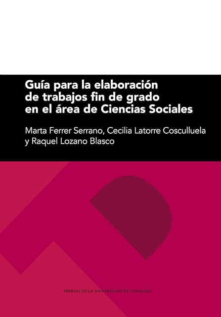 Portada de Guía para la elaboración de trabajos fin de grado en el área de Ciencias Sociales