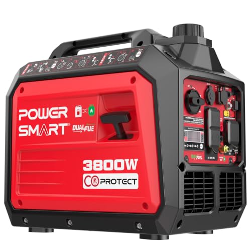 Image of PowerSmart 3800 Watt Dual Fuel Inverter Generator for Home Use
