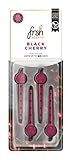 NATURAL MIX - Black Cherry has a strong, deep aroma, like the bold tart-sweetness of fresh cherries. UNIVERSAL VENT FITTING - Simple to clip onto vertical or horizontal vents. PLASTIC NEUTRAL - Every sale of FRSH Scents product contributes to an aver...
