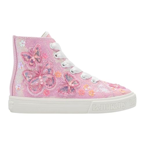 Image of Lelli Kelly Girls LK5422 Emerald Mid Baseball Boots (RO01) - 9 UK 27 EU Pink